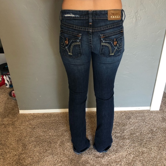 P R V C Y brand bootcut jeans size 26 - Picture 1 of 8